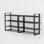 Organisateur à outils mural en métal robuste à 4 niveaux avec 8 supports de perceuse pour le rangement dans le garage