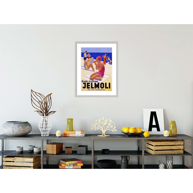 Affiche Bade-Saison Jelmoli par Inconnu, impression numérique sur toile, 29.5" H x 22.79" W