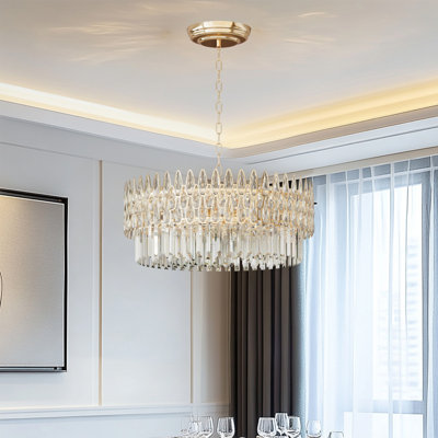 Bernardica Chandelier Luxury Ceiling Pendant Light Fixture 3 Colors Lighting