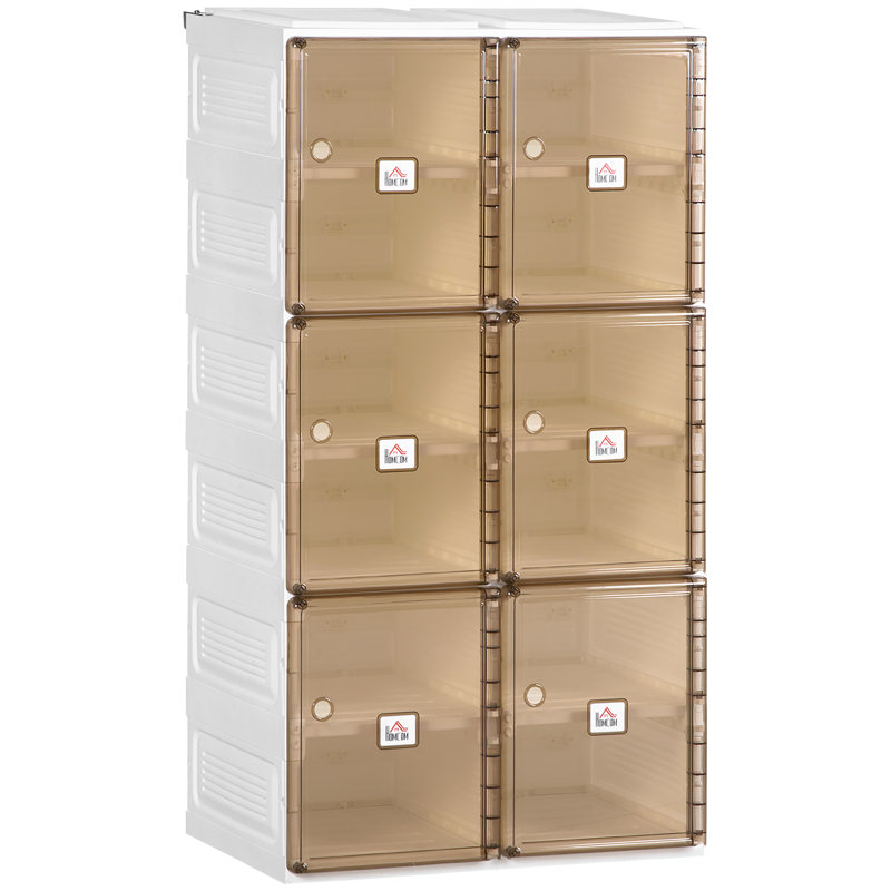 6 Pair Shoe Rack