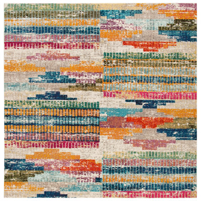 Felty Abstract Area Rug