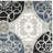 Eaton Wyndham Hand Tufted Wool/Viscose Damask Rug in Blue/Gray/Black-953558224
