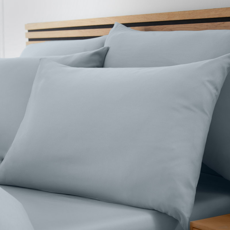 So Soft Easy Iron Standard Pillowcase Pack of 4, Slate Grey