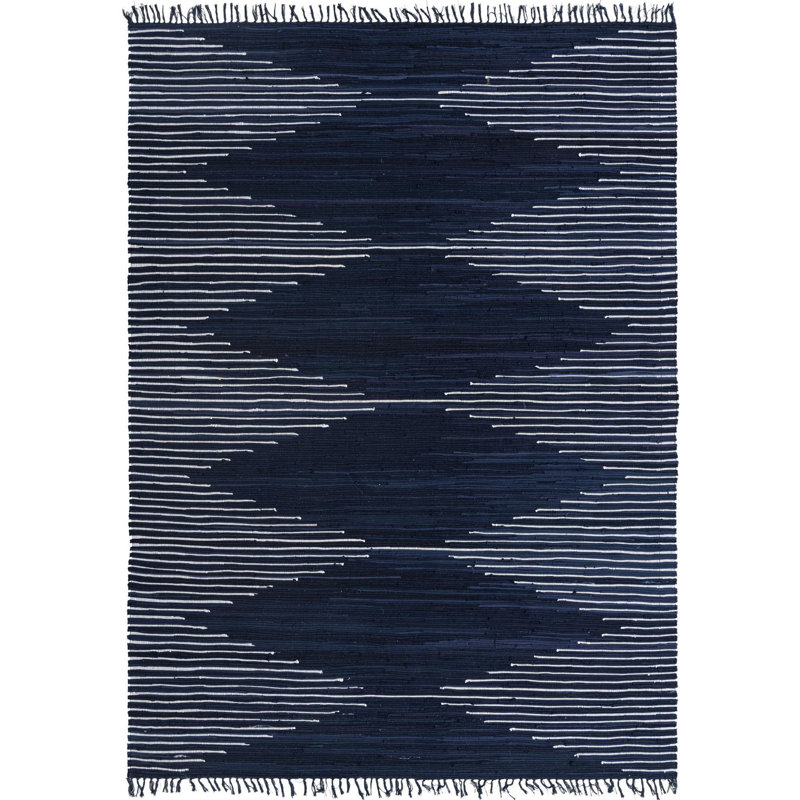 Gwin Cotton Southwestern Indoor Rug, Rectangle 9' x 12'