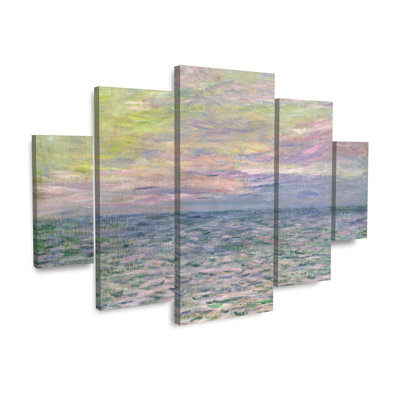 Claude Monet, Coucher De Soleil à Pourville