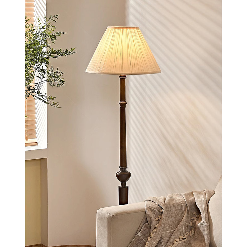 Vintage Hexagonal Base Wooden Accent Light