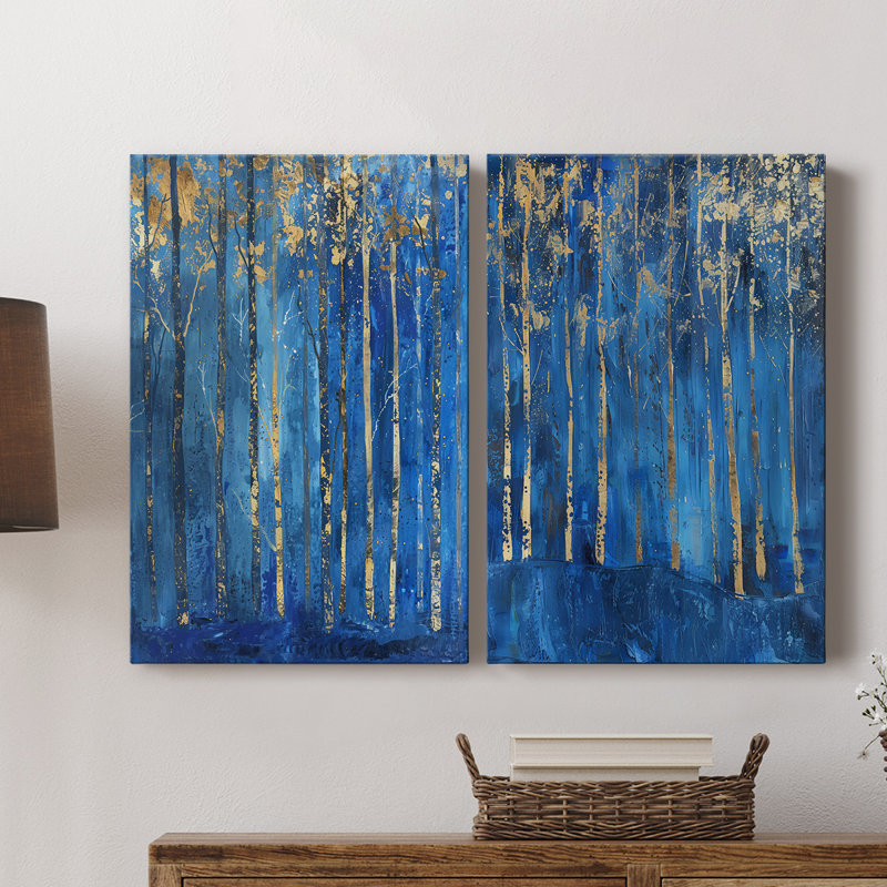 ABSTRACT Series VII - Toile tendue avec châssis de qualité supérieure - Prêt à accrocher, H 18 po x l 24 po