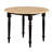 Cecelia Extendable Round Solid Wood Dining Table-2039927578