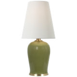 Thomas O'Brien Opera 16" Table Lamp with Linen Shade