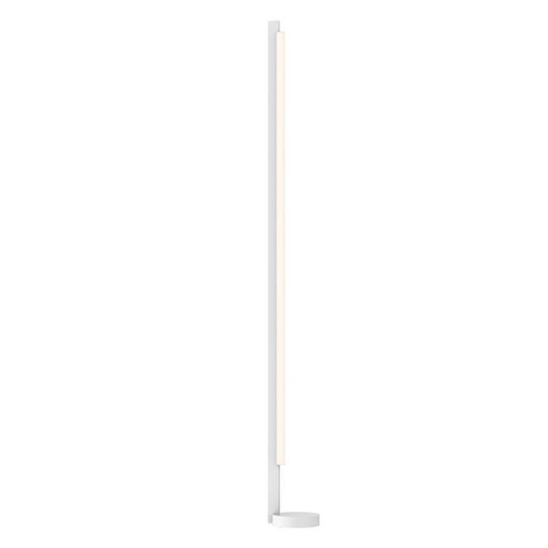 Keel 86.5'' Satin LED Floor Lamp, Satin White