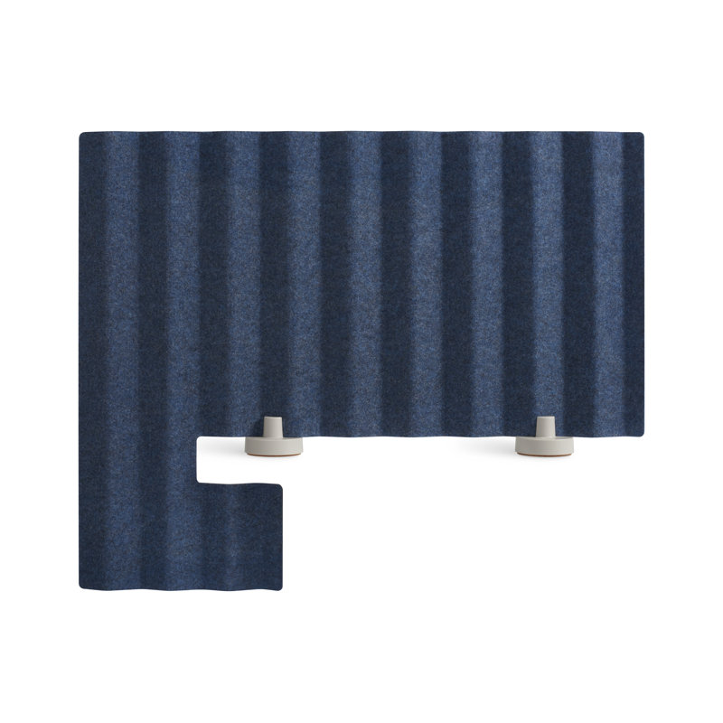 Panneau d'intimité surplomb 33 "Basis, Bleu