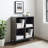 Modular Storage Cube Bookcase With Vinyl Records Holder And Record Player Stand, Industrial Design