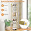 178cm H x 43cm W Metal Bookcase