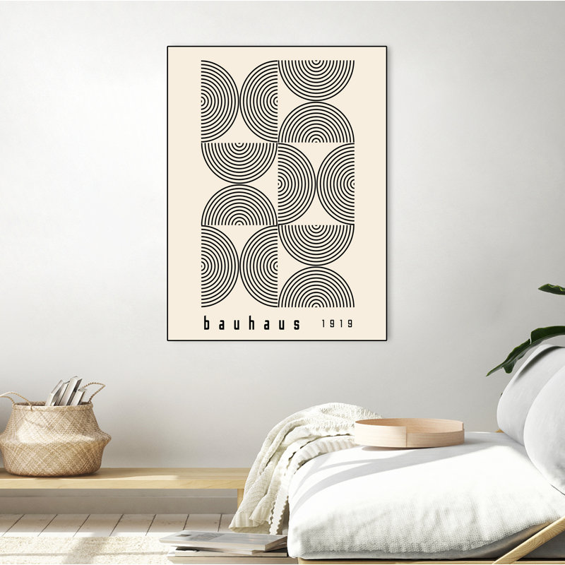 «Bauhaus 1919», toile encadrée, H 24 po x l 18 po