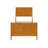 Arite Solid Wood Low Profile Sleigh Platform Bed with Matching Footboard-1637700608-1653540579