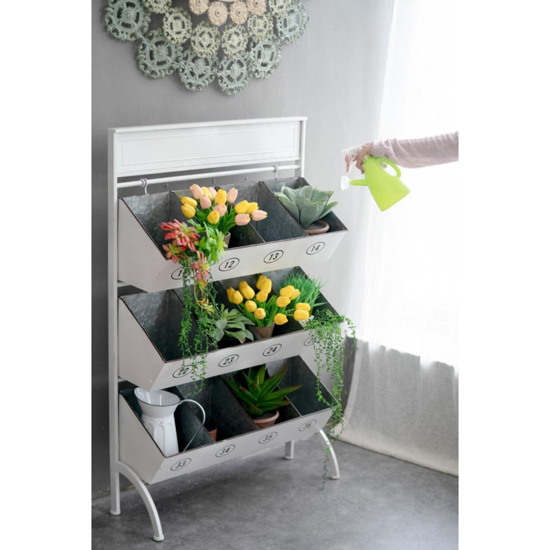 Kieger 29.9'' W Metal Storage Rack