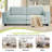 Modern Upholstered Cloud Sofa With Deep Seats And Wide Square Armrests For Living Room-124248814