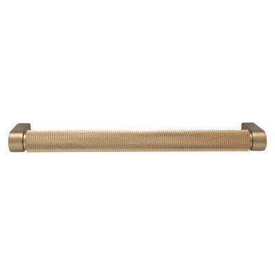 Kent Knurled 7" Center to Center Champagne Bronze Bar Drawer Pull