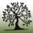 Metal Love Tree Decorative Objects