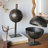 Black & Gold Iron Orb Sculpture Tray – Iron Sculptural Hidden Storage Tray, Modern Charm & Sturdy Design,living Room/entryway/bedroom Home Decor-1984991200