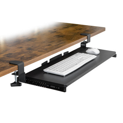 Clamp-on Keyboard Tray 30 x 11 inches