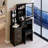 Compact and Versatile Bedside Cabinet with Advanced LED Mirror and Ample Storage