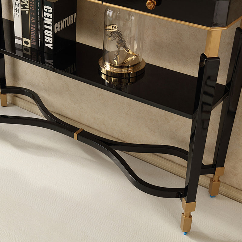 Console de rangement décorative de style luxueux