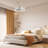 20-Inch Ceiling Fan With Remote Control, Dimming And Reversible DC Motor