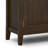 51"W Solid Wood 3-Shelf Entryway Storage Cabinet with Adjustable Shelves