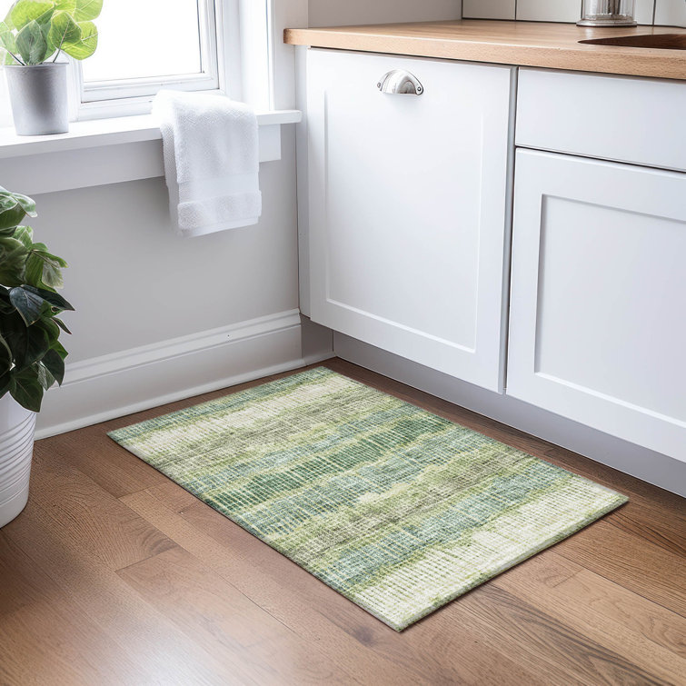 Rectangle Malek Indoor/Outdoor Area Rug with Non-Slip Backing