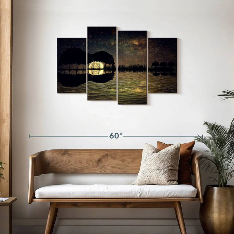 Abarca Guitar Island Moonlight, 27" H x 43" W