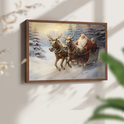 «Chirstmas Art» - CECL XXIV - Reproduction encadrée - Restickable