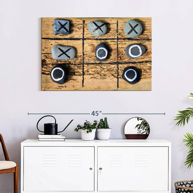 Senne Tic Tac Toe Game, 24" H x 36" W