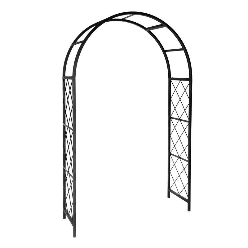 51'' W x 18'' D Steel Arbour, Classic Black