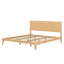 Lit plateforme Mid-Century moderne en bois avec support en lattes de bois-579915372-579915365