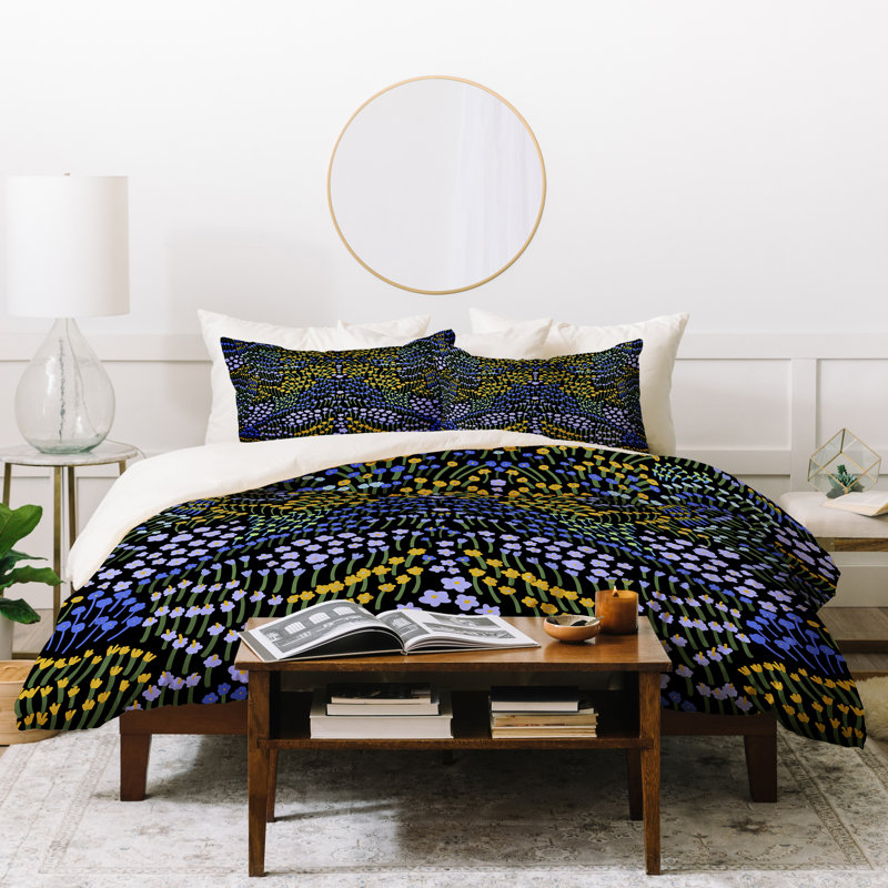 Ensemble de housse de couette Iveta Abolina Bette, Housse de couette simple / simple TG et 1 taie dé