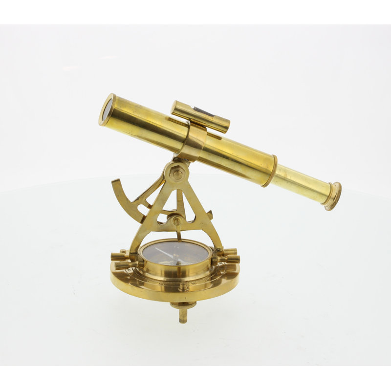 Brass and Copper Nautical Telescope Accent Decor