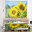 Tapisserie florale avec de beaux tournesols-28496562