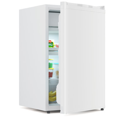 Mini réfrigérateur compact 4,3 pieds cubes avec congélateur - réfrigérateur à porte simple, 7 réglages de thermostat