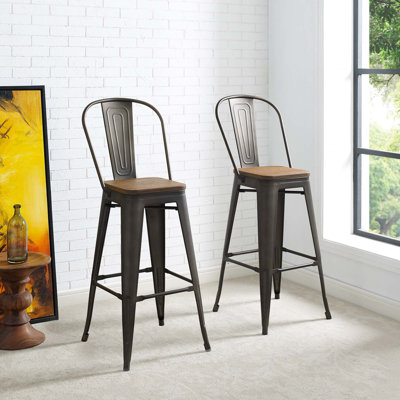 Promenade Bar Stool Metal by Modway
