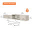 Meuble télé flottant pour téléviseur de 78 po ou moins Poling-467603699-467603696