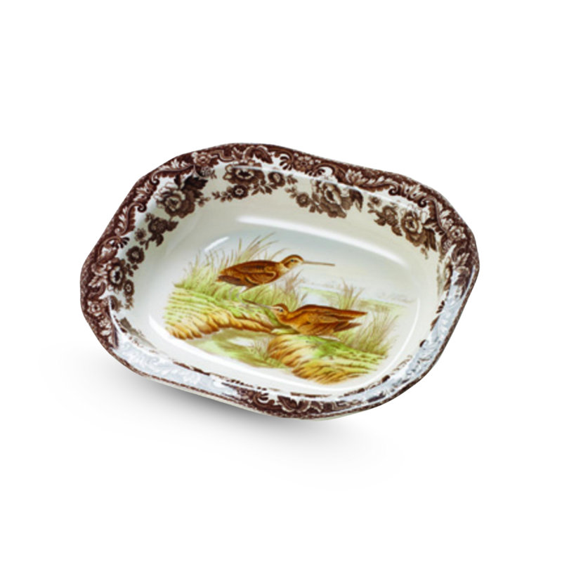 Spode Woodland Open Vegetable Dish 9.5" Snipe