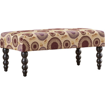 Banc rembourré à imprimé Bellavista