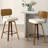 26" Swivel Upholstered Counter Height Bar Stool-830138023-819236524