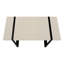 Bureau d'ordinateur, bureau personnel, ordinateur portable, L 48 po, travail, stratifié, métal noir, contemporain, moderne-1330795085