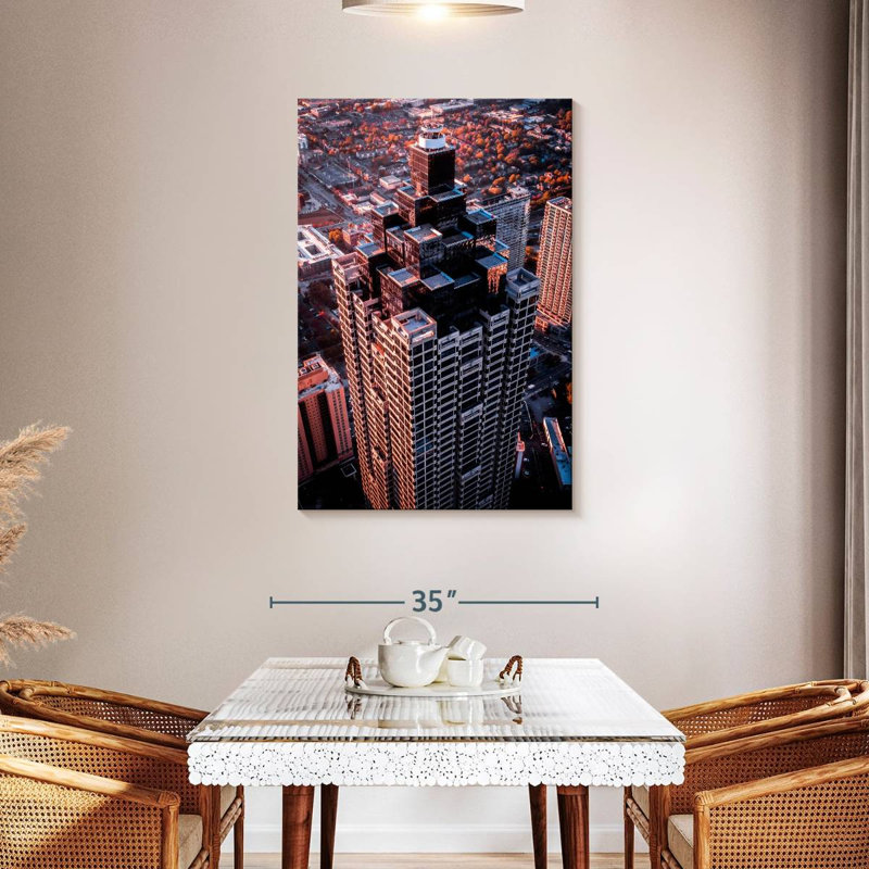 Lilie Atlanta Skyscraper, 45" H x 30" W