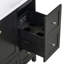 Meuble-lavabo moderne simple avec lavabo, chargement USB, 2 portes et 3 tiroirs-2119758469