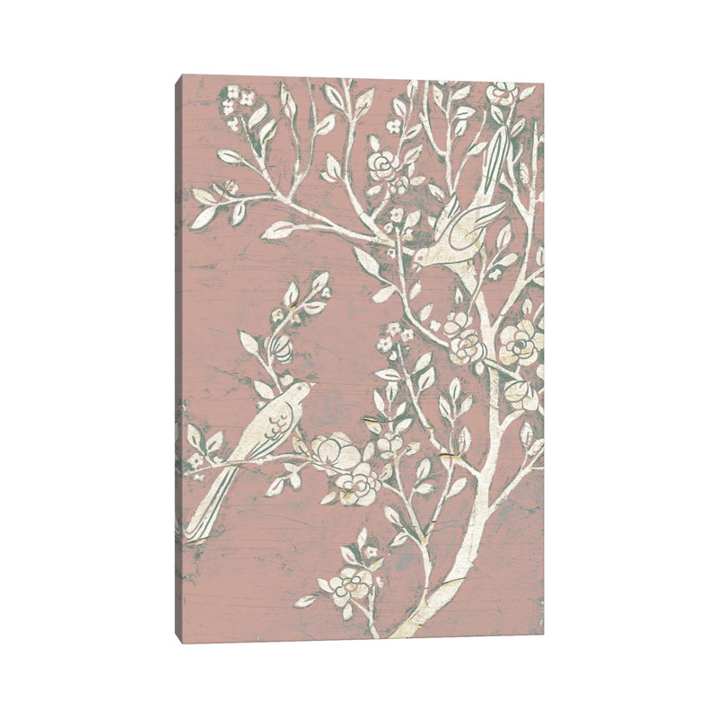 Sweet Chinoiserie I by June Erica Vess - Wrapped Canvas Print, 30.48 cm H x 45.72 cm W