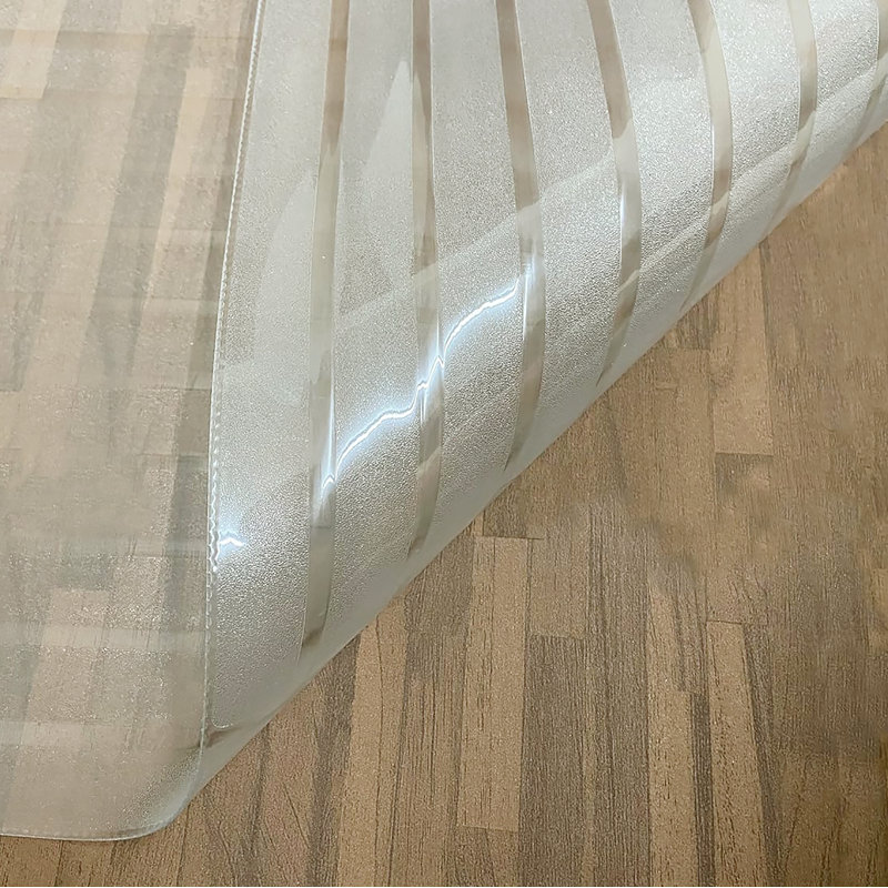 (27" Wide) Clear Vinyl Plastic Premium Floor Runner Protector Sold By Linear Feet, Runner 2'3" x 35'