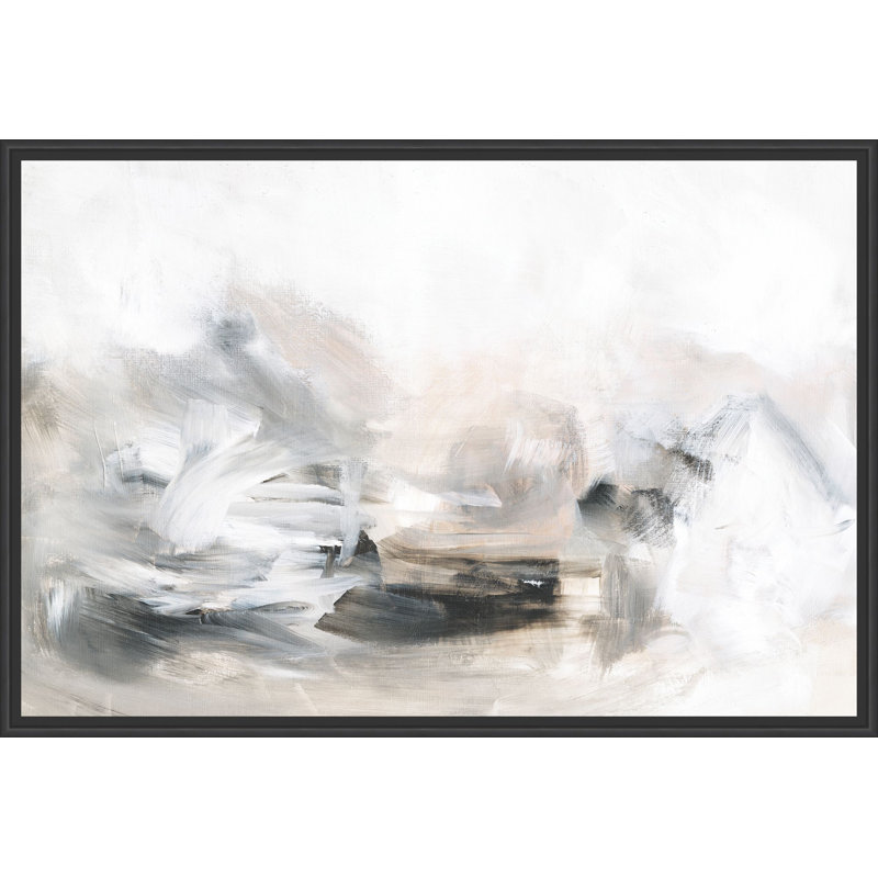 «Snow Out 1», reproduction d'art encadrée, H 24,25 po x l 36,25 po